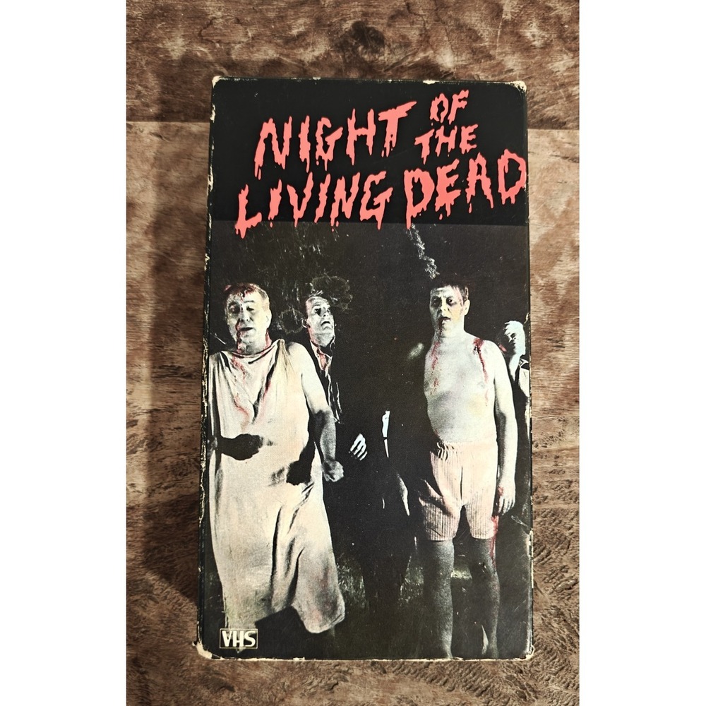 Vtg 1984-85 Night of the Living Dead VHS Tape Clean Goodtimes Home Video Horror
